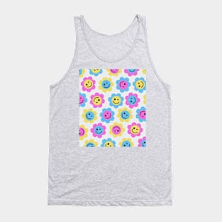 Pansexual Flower Faces Tank Top